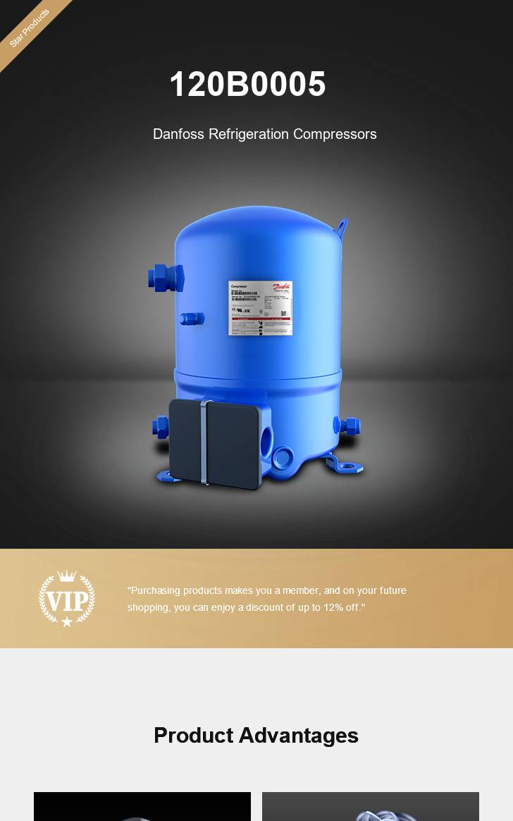 Danfoss Compressor 120B0005, technical parameters pdf, structure diagram